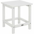 Polywood Long Island 18'' White Side Table 633ECT18WH